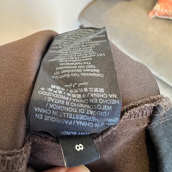 Tory Burch Brown Crepe Shirt Dress Size 8 Midi Office Career Work  Designer $700 - Picture 11 of 11